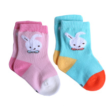 Wholesale newborn baby combed cotton sock high quality 3D cartoon kid sports socks